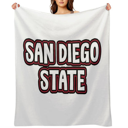 San Diego State Throw Blanket