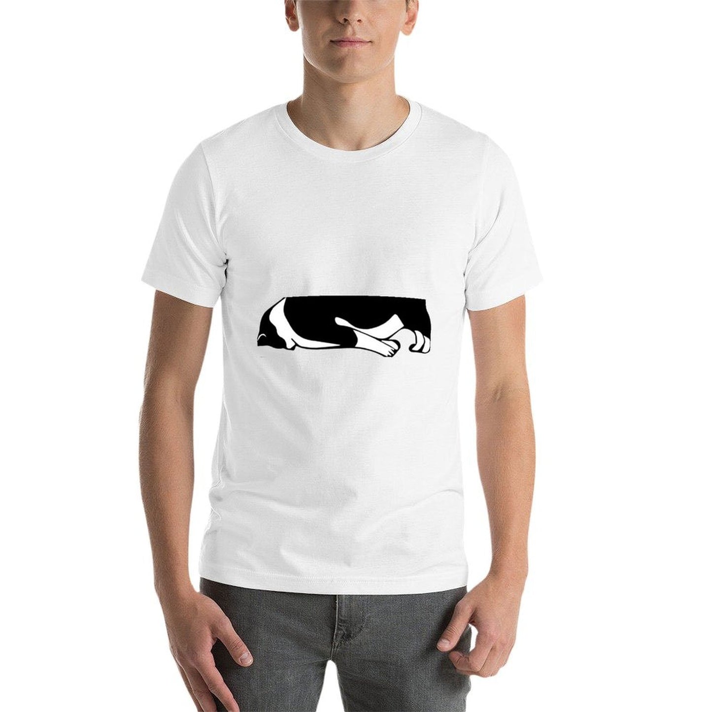 Nope Not Today Cat Funny Kitten Cat Mom Cat Dad Cat Lover  Oversized Silhouette T-Shirt