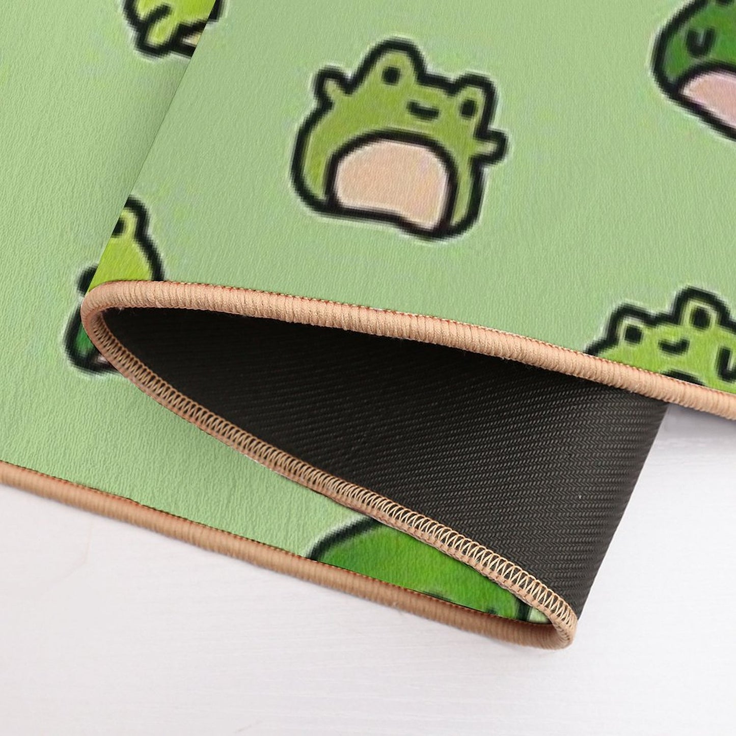 Frogs Doodle Bath Mat