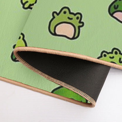 Frogs Doodle Bath Mat