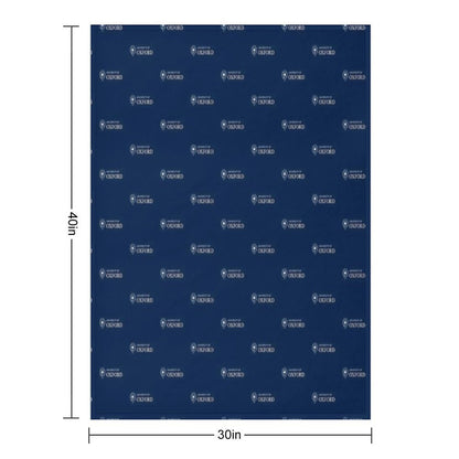 Oxford College Logo Throw Blanket