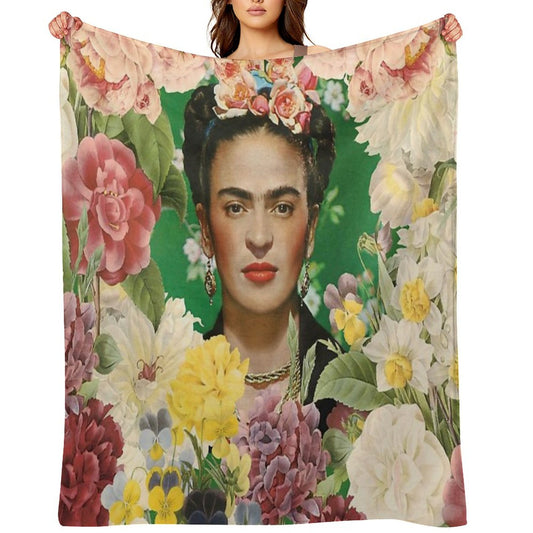 Frida Kahlo IV Throw Blanket