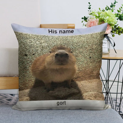 Gort Linen Throw Pillow Cover
