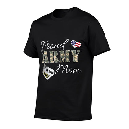 Proud Army Mom Army Graduation Gift Military Mom T-shirt T-Shirt