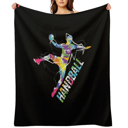Handball Throw Blanket