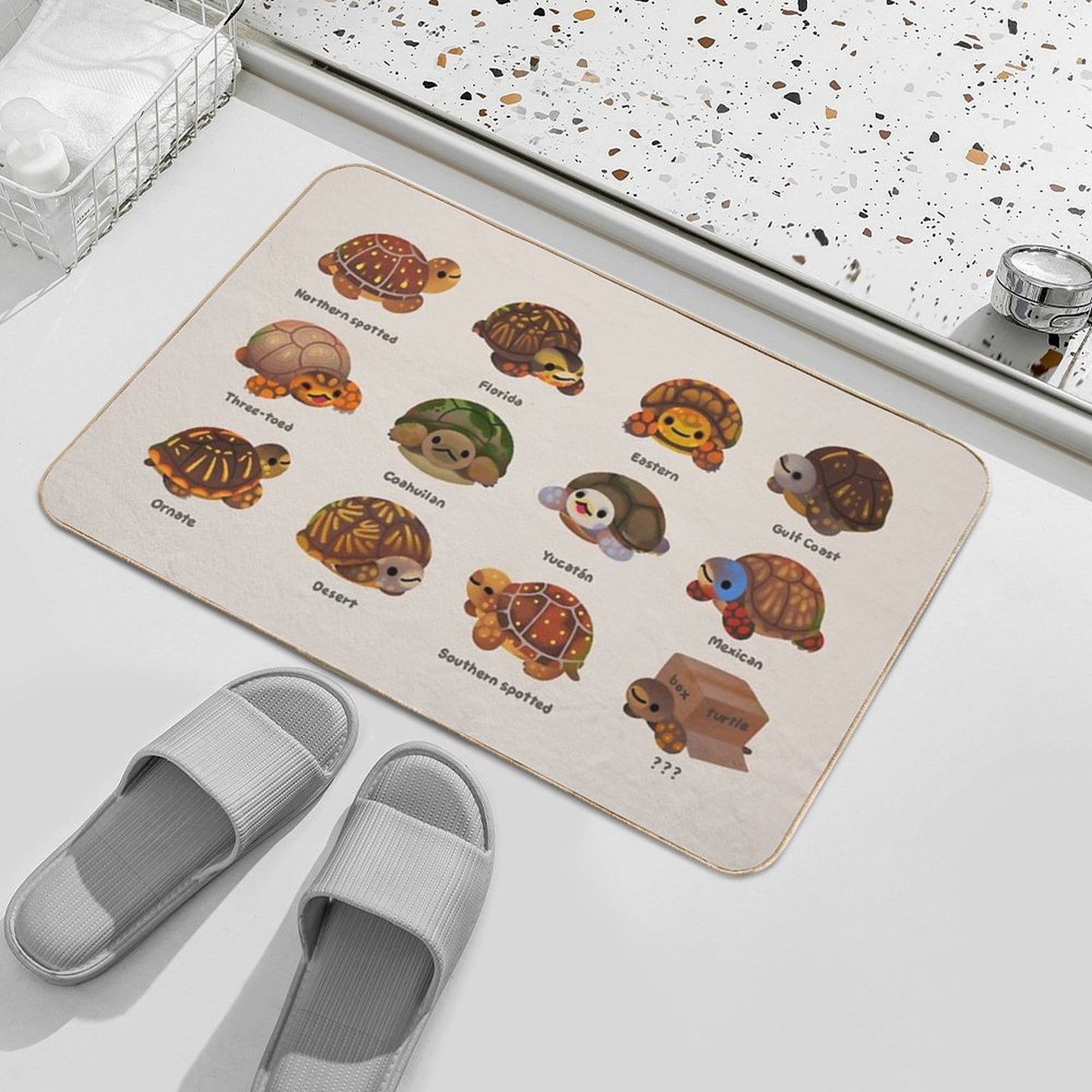 Box Turtle Bath Mat