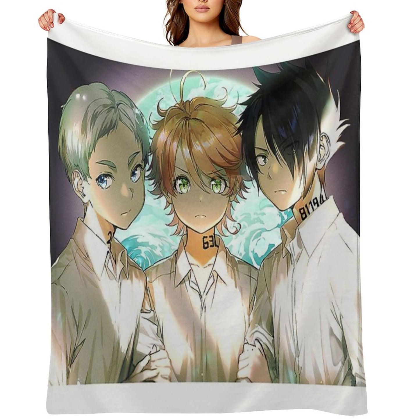 Prodiges - The Promised Neverland Throw Blanket