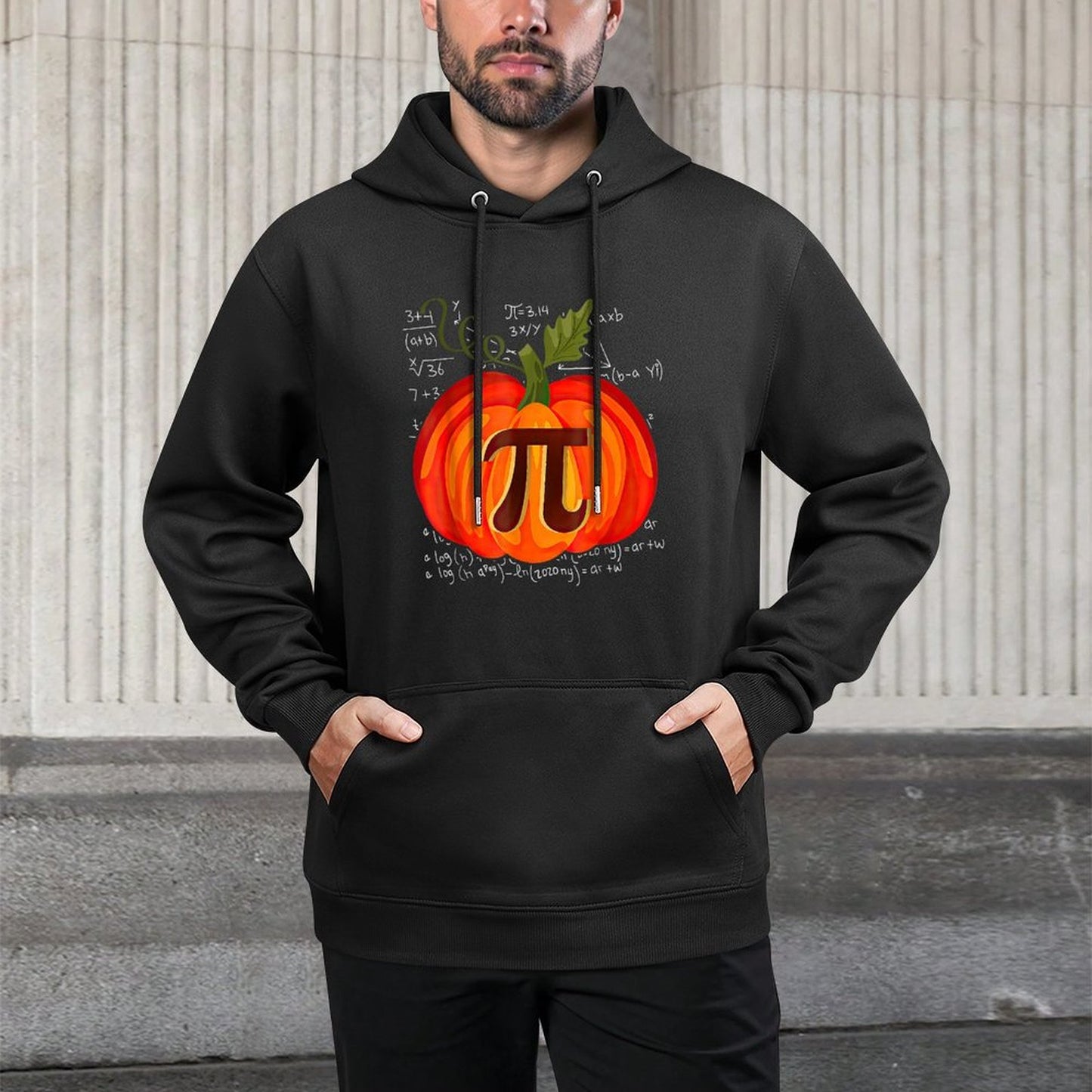 Pumpkin Pie Math Halloween Pi Customizable Surface Hoodie