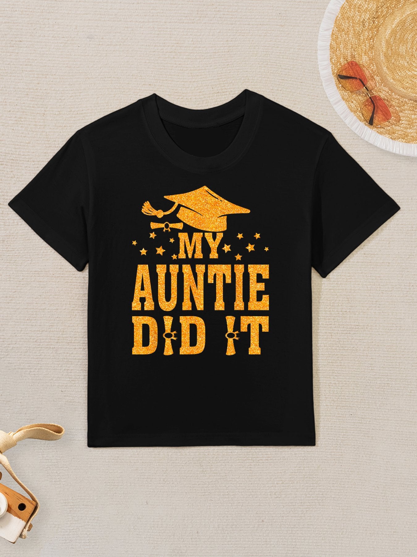 My Auntie Did It Graduation Graduated Kids T-Shirt