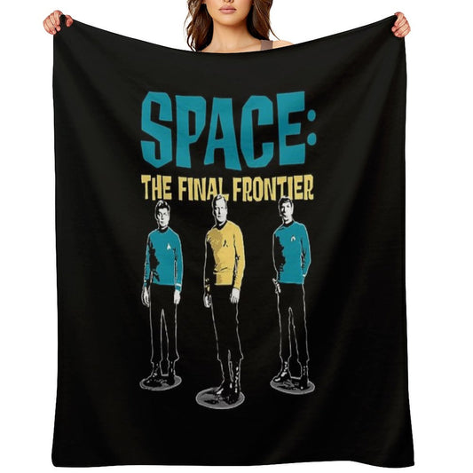 Star Trek - Space The Final Frontier Throw Blanket