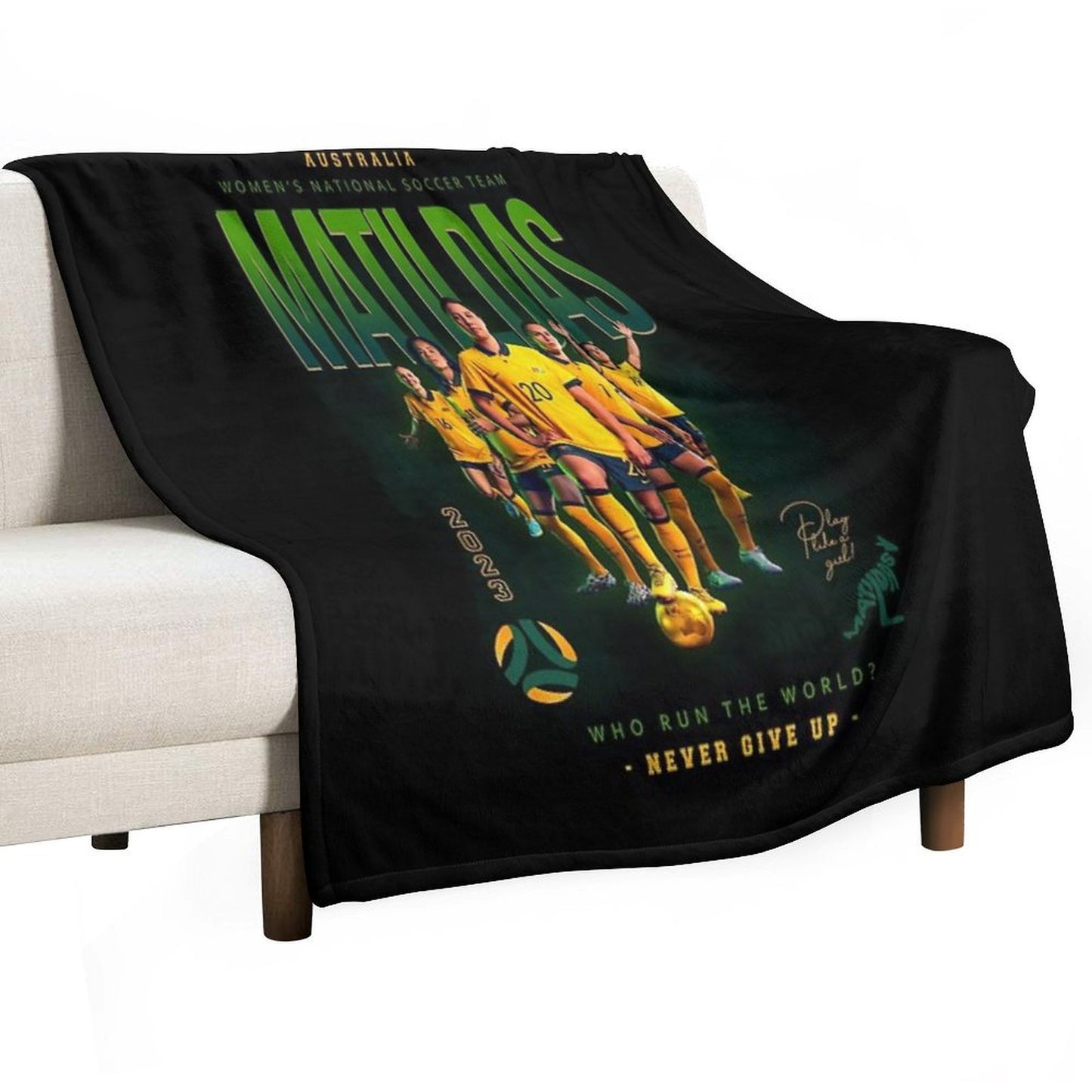 Matildas Throw Blanket