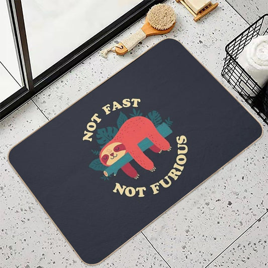 Not Fast, Not Furious  Multi-Purpose Bath Mat