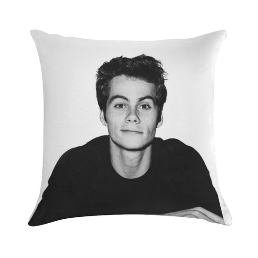 Heart Eye Emoji Soft Ultra-Soft Texture Throw Pillow
