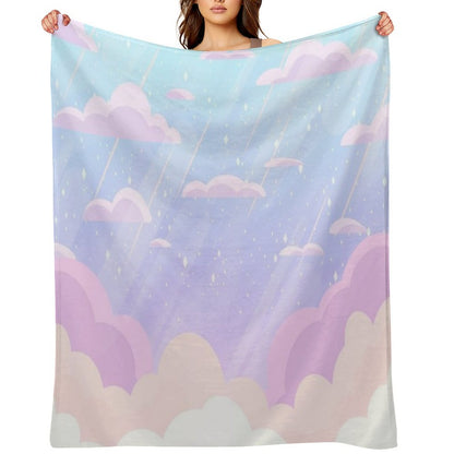 Pastel Heaven Throw Blanket