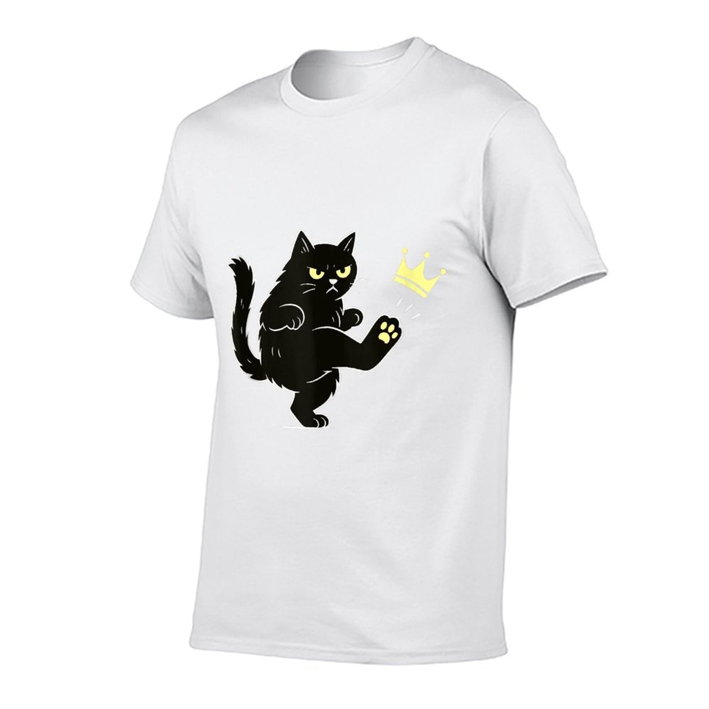 No Kings In America Funny Cat  Quick-drying T-Shirt