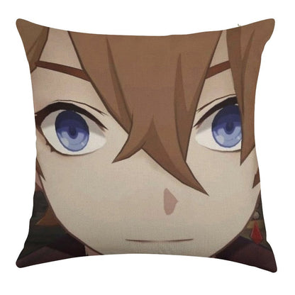 Childe Genshin Impact Linen Throw Pillow Cover