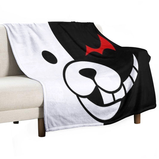 Monokuma Throw Blanket