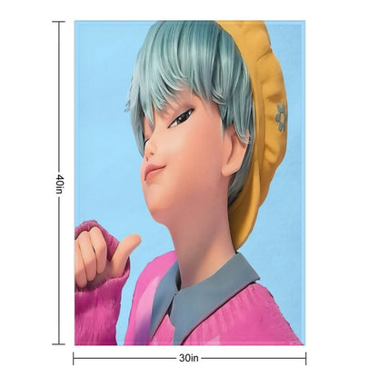 BABY Saja Boys Kpop Demon Hunters Throw Blanket