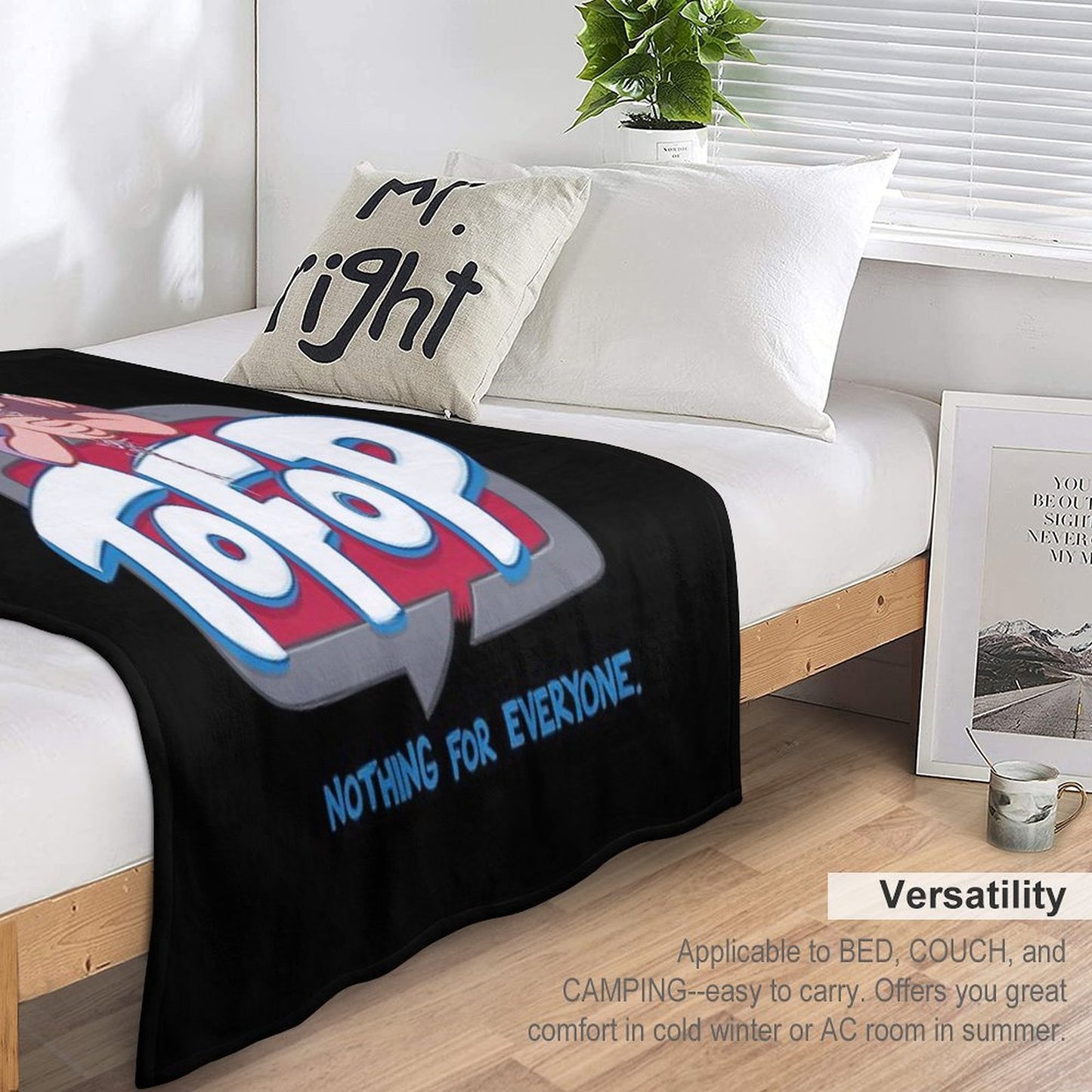 TOFOP- Toon Logo Throw Blanket