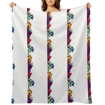 Bear In The Big Blue House - Bear And Friends Throw Blanket