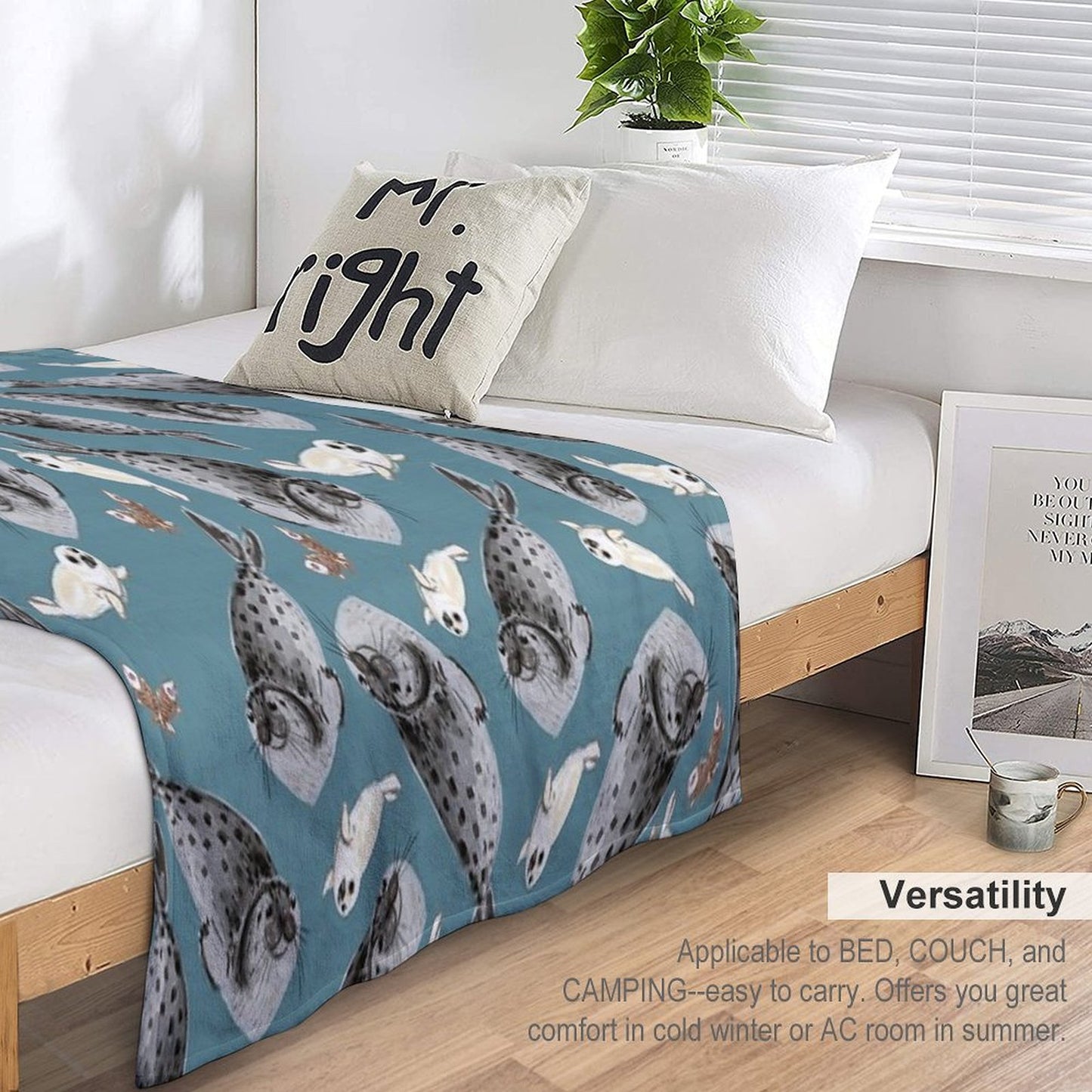 Common Seal Throw Blanket