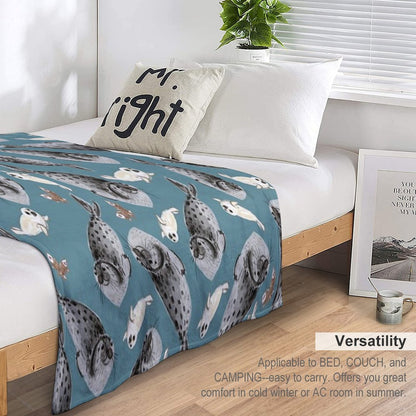 Common Seal Throw Blanket
