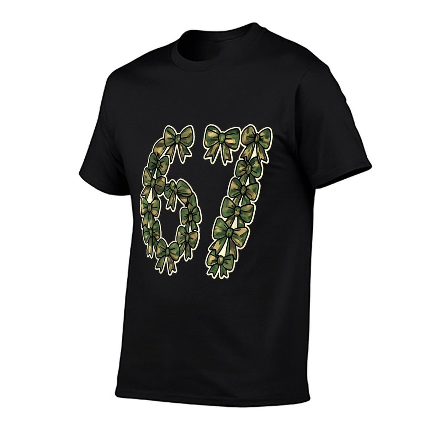 Camo Coquette 67 Meme Camouflage Bow Funny Six Seven  Odor-resistant T-Shirt