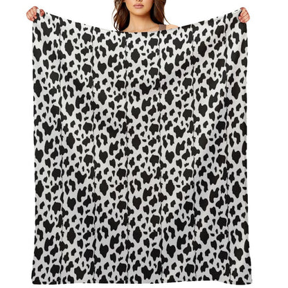 Cow Print Throw Blanket