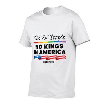 No Kings In America We The People Political Protest 4th July  Stretchy T-Shirt