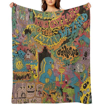 The Oddments King Gizzard Throw Blanket