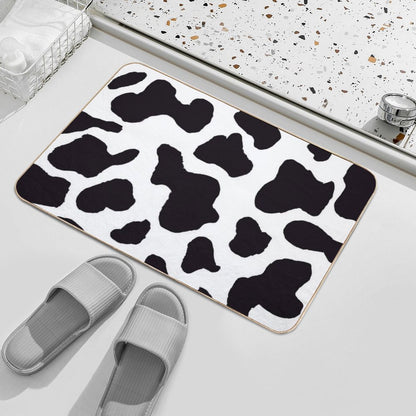 Cow Print Bath Mat