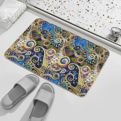 The Changing Seasons of Klimt Bath Mat