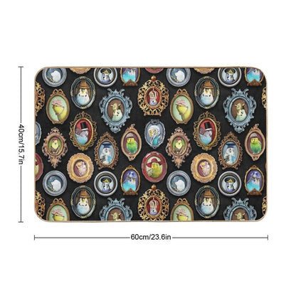 Budgies in Hats  Pet-Safe Bath Mat