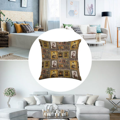 What We Do in The Shadows Gallery Linen Throw Pillow Cover