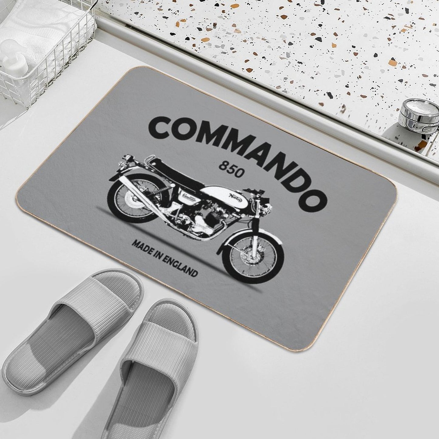 Commando 850 Made In England Bath Mat