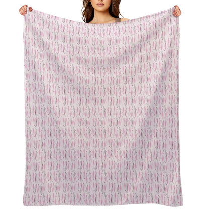 Atomic Kitties Throw Blanket