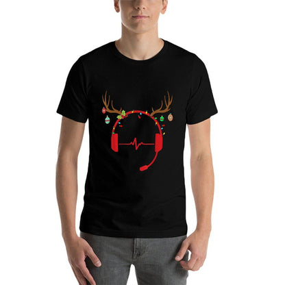 Funny 911 Dispatcher Headset Xmas Decoration Christmas  Versatile T-Shirt