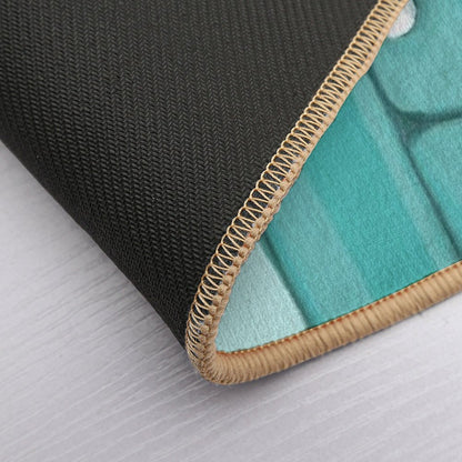 Happy Couch Dog  Cute Beagle Bath Mat