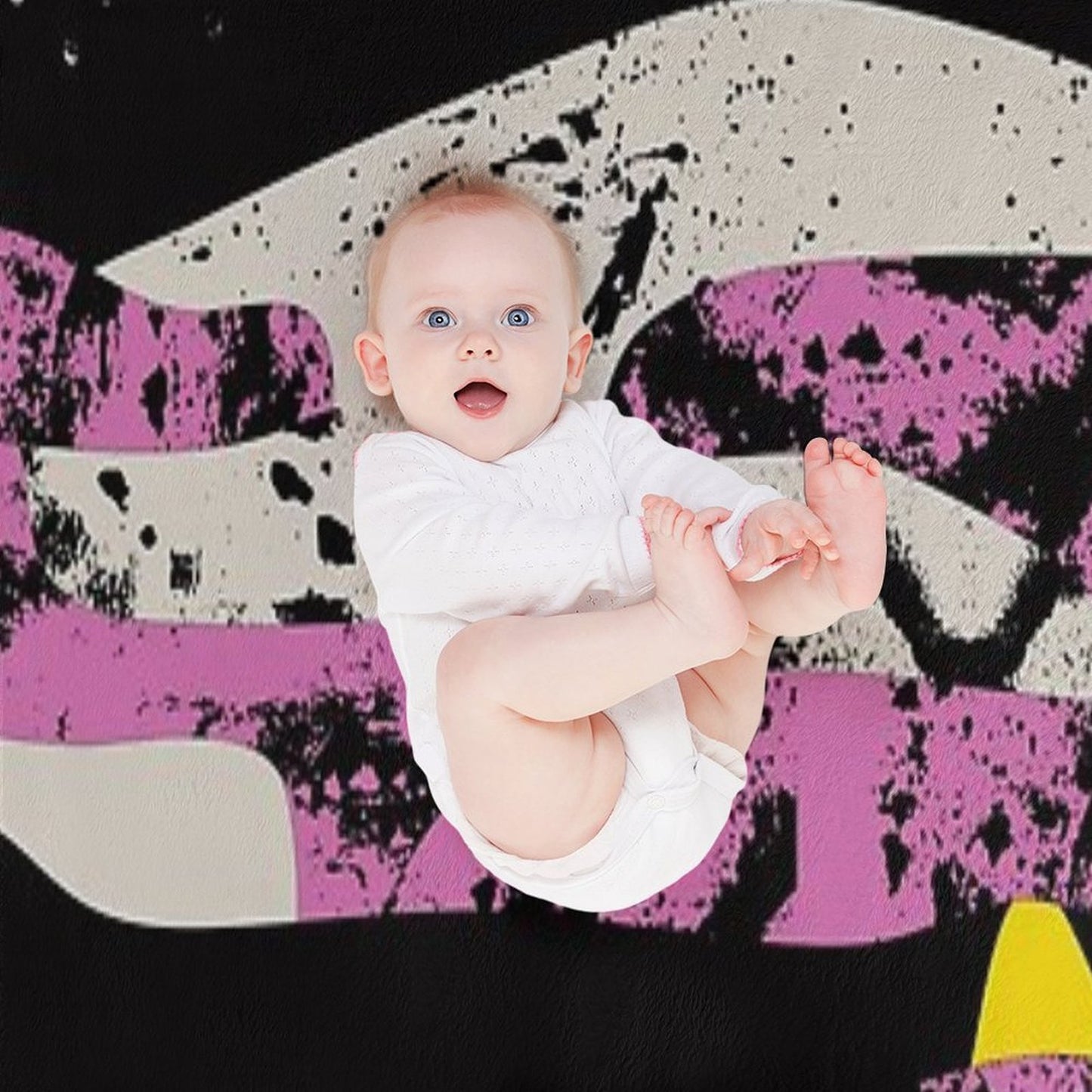 Pink Vibe 2 Throw Blanket