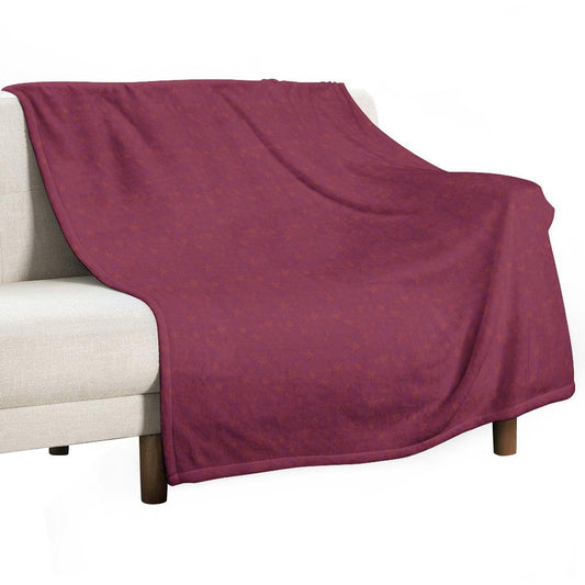 Floral Artwork Throw Blanket