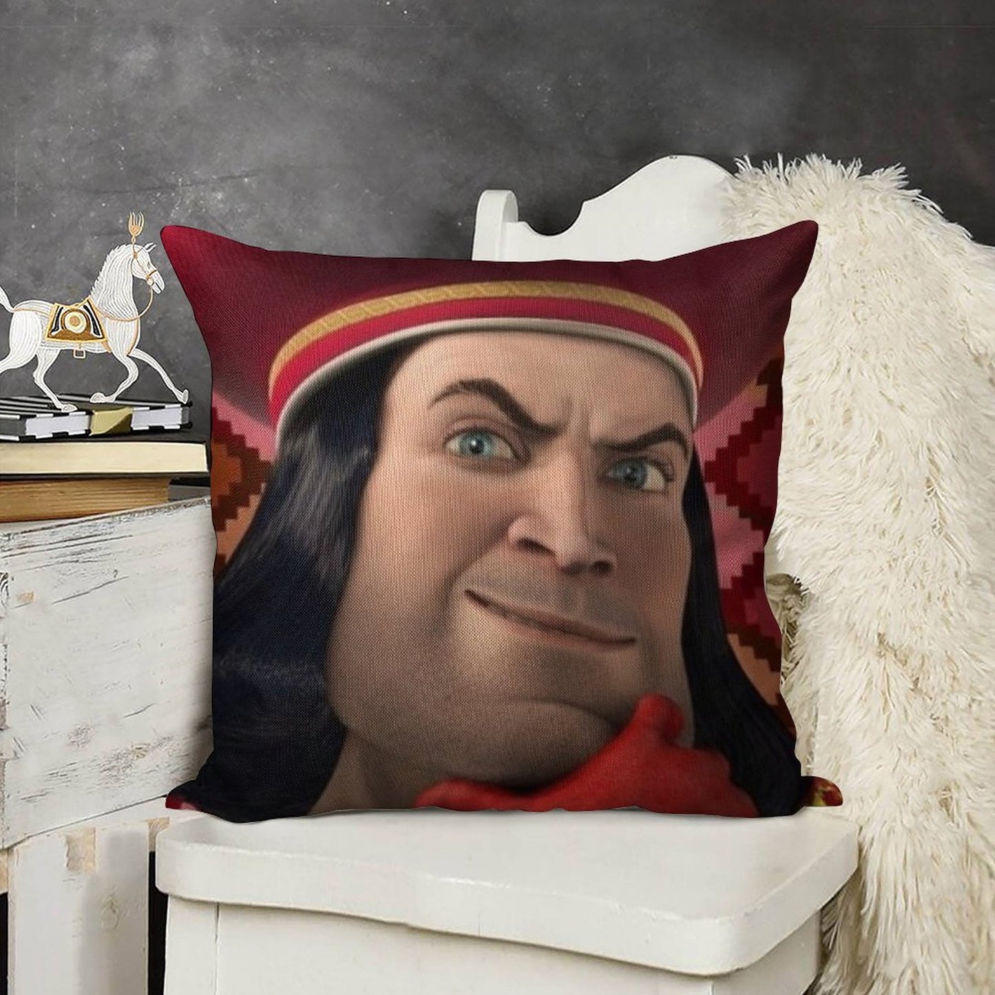 LoRd FaRQuaAd Linen Throw Pillow Cover