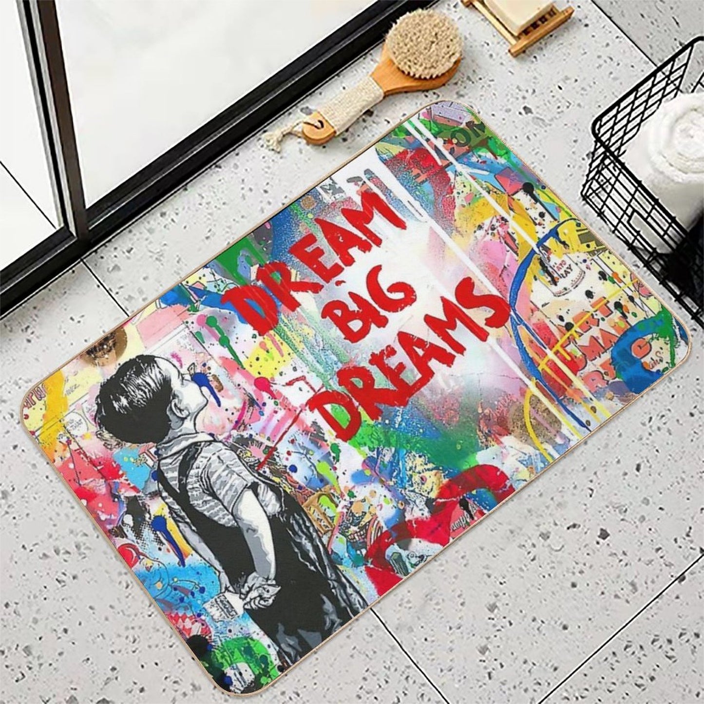 Banksy Bath Mat