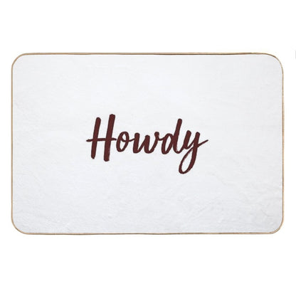 Howdy Bath Mat