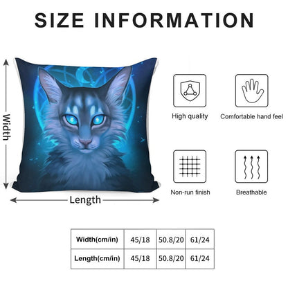 Warriors Jayfeather Soft Decorative Cover Throw Pillow