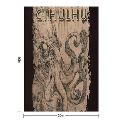 Cthulhu The Ancient Throw Blanket