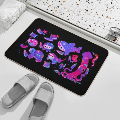 Stabby Marine Life Bath Mat