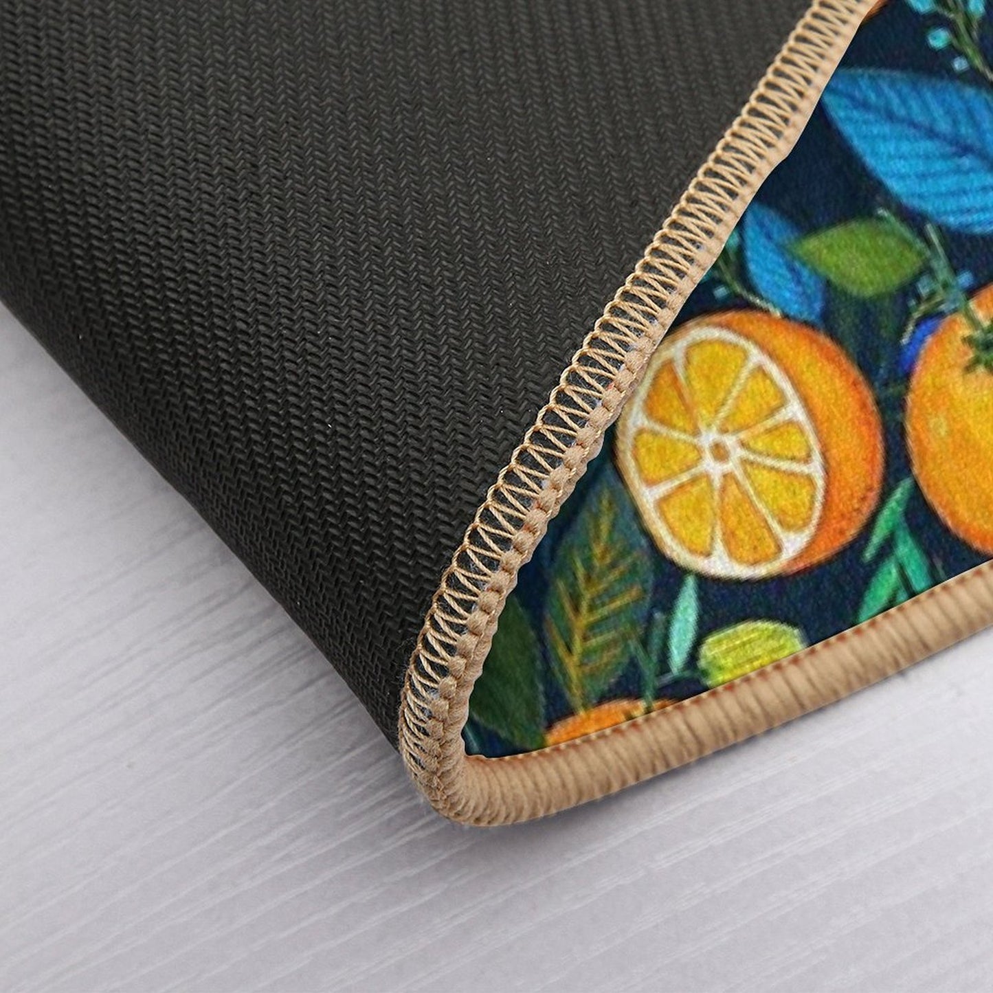 Orange Bloom  Versatile Bath Mat