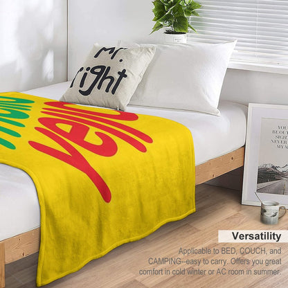 Enjoy Mello Yello Throw Blanket