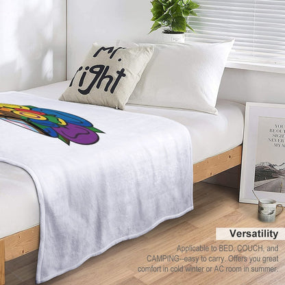 Pride Bloom Throw Blanket