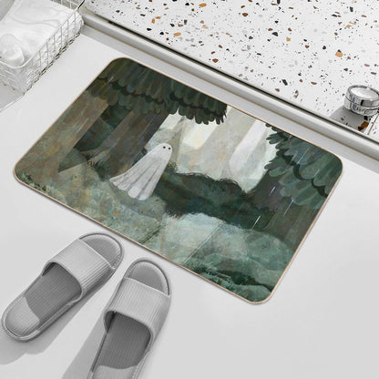 Pine Forest Clearing Bath Mat